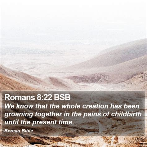 STUDENT POST: The Groaning of Romans 8 – BibleMesh