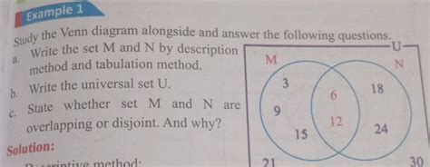 Study the Venn diagram alongside and answer - wintechmobiles.com