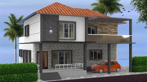 Stunning Modern Duplex House Design with Balcony … - balustradellc