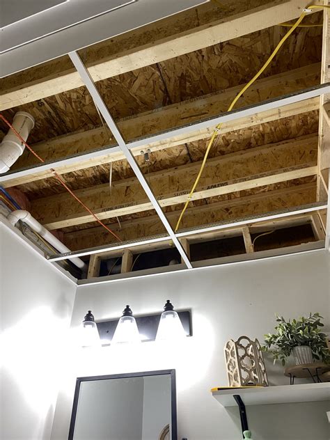 Stunning Suspended Ceiling You Can DIY! - Home With Krissy - balustradellc