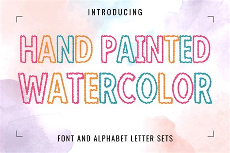 Stunning Watercolor Fonts for Your Creative Projects | Lettering ... - muktibox.com