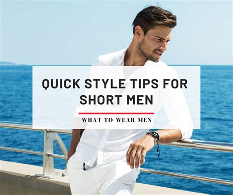 Style Tips For Short Men | With The Modest Man - balustradellc