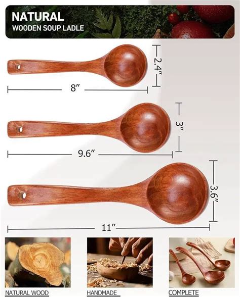 Stylish Wooden Soup Spoons Set for Your Kitchen - balustradellc