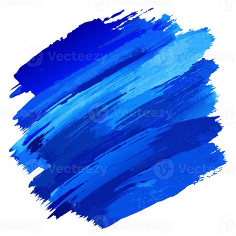 Stylized 3d Arrow Design, Blue Brushstroke, Abstract Art ... - Pngtree - muktibox.com
