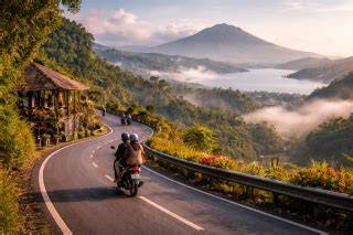 Suasana Jalan Indah di Kintamani Bali - Komunitas Kami - raincitystudios.com