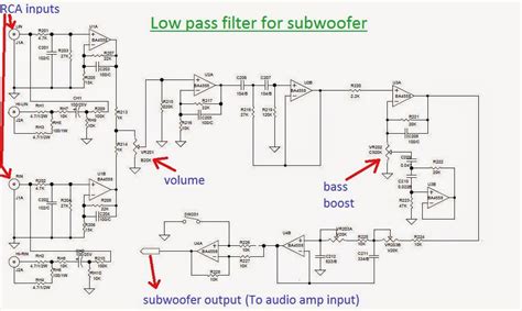 Subwoofer Low pass Filter Circuit Diagram - TRONICSpro - balustradellc