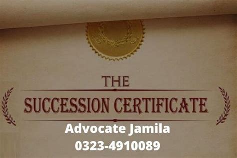 Succession Certificate in Pakistan - Lawyer Osama Khalil - balustradellc