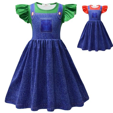 SUEE Girls Belle Costume Princess Dress Halloween Birthday