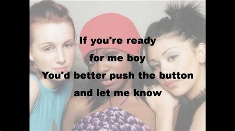 SUGABABES - PUSH THE BUTTON LYRICS - SongLyrics.com