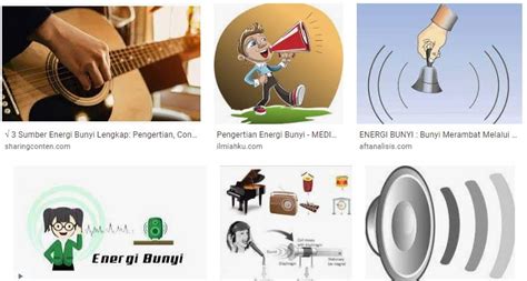 Sumber Energi Bunyi; Pengertian, Jenis, Sifat dan … - wintechmobiles.com