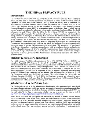 Summary of the HIPAA Privacy Rule - HHS.gov - balustradellc