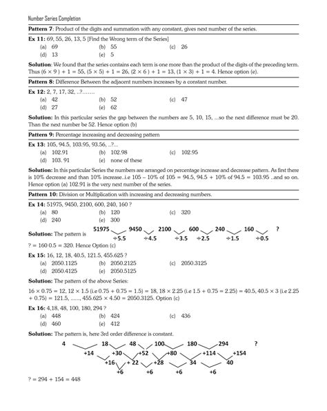 Summary Series Completion And Inserting - Class 6 - EduRev - wintechmobiles.com