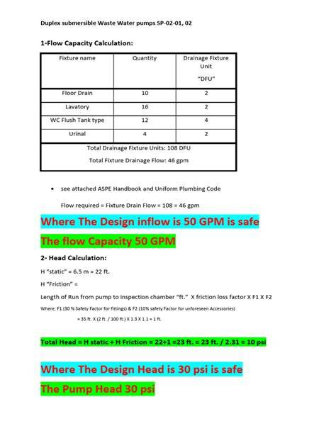 Sump Pit Sizing Calculations Guide - raincitystudios.com