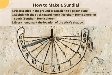 Sundial: How To Make A Sundial | Sundial Clock - balustradellc