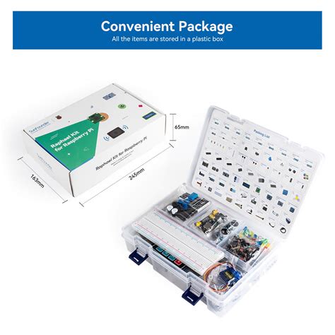 SunFounder Raphael Ultimate Starter Kit For Raspberry Pi 5 4 B 3B … - balustradellc