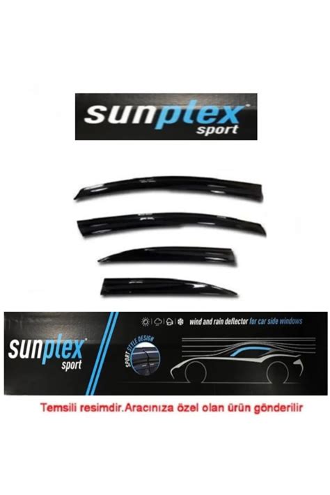 SUNPLEX Dacıa Duster 2018-2022 4lü Mugen Sport Cam Rüzgarlığı Fiyatı. 