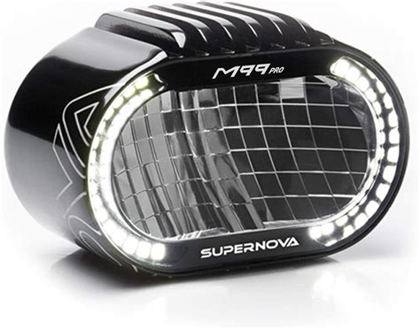 SUPER NOVA Unisex – M99 Pure Luce per bicicletta, nero, 500 lumen