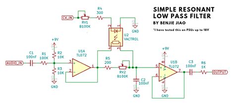 Super Simple DIY Resonant Low Pass Filter Circuit - balustradellc