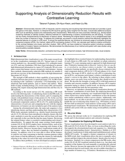 Supporting Analysis of Dimensionality Reduction Results with ... - coolestguyplanet.net