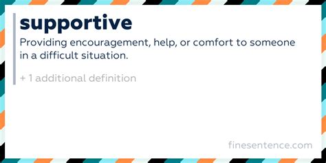 SUPPORTIVE definition and meaning | Collins English Dictionary - balustradellc