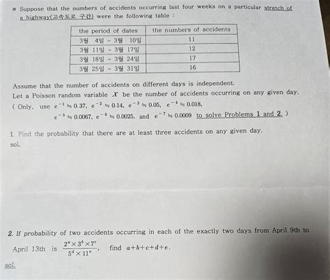 Suppose that the number of accidents occurring in an ... - Quizlet - wintechmobiles.com