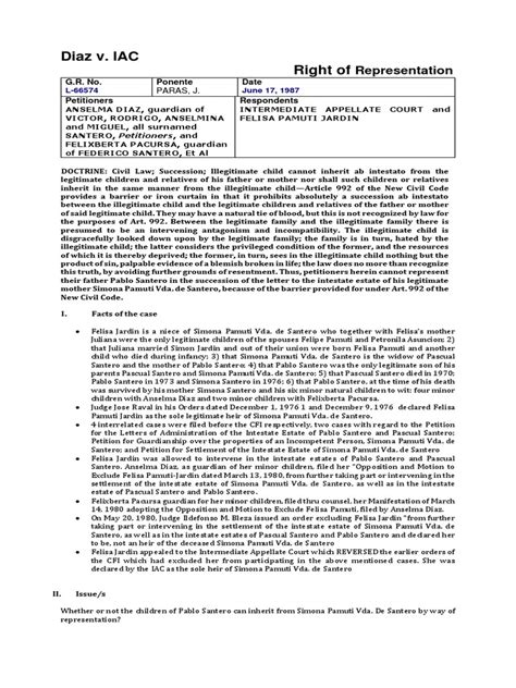 SUPREME COURT ON INHERITANCE RIGHTS OF ILLEGITIMATE … - balustradellc