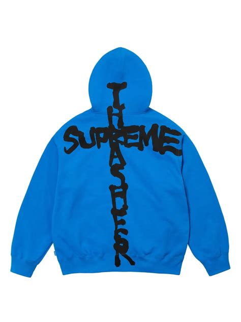 Supreme x thrasher hoodie: Color BLACK GREY The