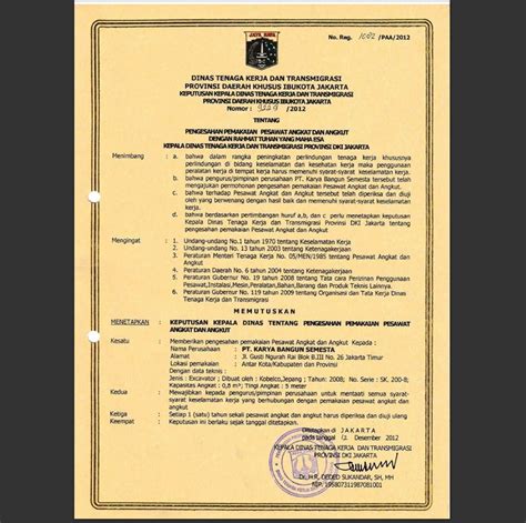 Surat Izin Layak Operasi Alat Berat (SILO): Pentingnya ... - Serkom - balustradellc