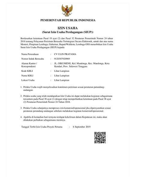 Surat Izin Usaha Mikro, Contoh Cara Membuat - Media Indonesia - balustradellc