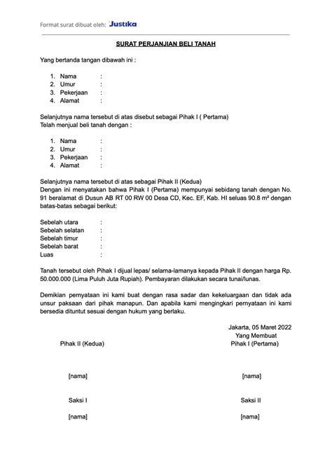 Surat Jual Beli Tanah Bermaterai Dalchaebi - balustradellc