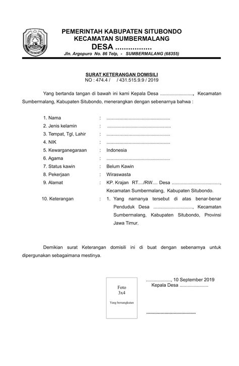 Surat Pindah Domisili - Syarat & Cara Cepat Mengurusnya - balustradellc