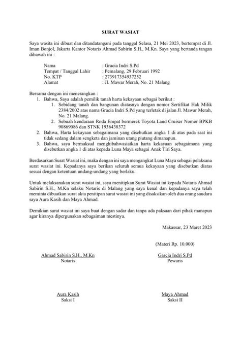 Surat wasiat rumah - Perkhidmatan Tulis Wasiat dan Hibah Harta ... - balustradellc