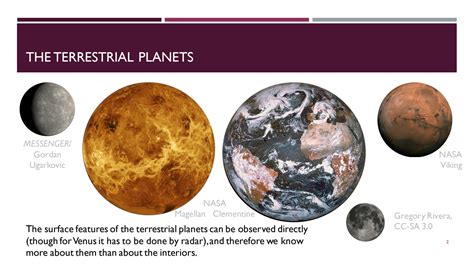 Surface Features of the Terrestrial Planets - wintechmobiles.com