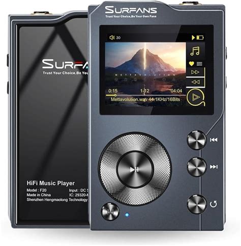 Surfans F20 HiFi MP3 Player with Bluetooth - balustradellc