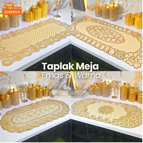 Surprice Taplak Meja Makan / Table Mat Placemat Motif Estetik Dekorasi ... - balustradellc