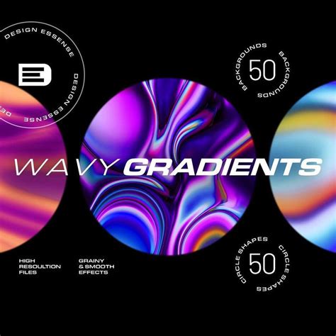 Surreal Gradient Waves - Backgrounds by Design Essense on ... - muktibox.com