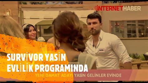 SURVİVOR MASTERCHEF YASİN, EVLİLİK PROGRAMINDA!.