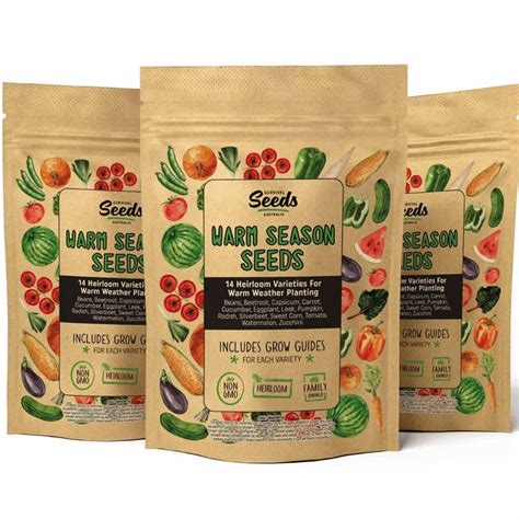 Survival Seeds Warm Season Heirloom Seeds - balustradellc