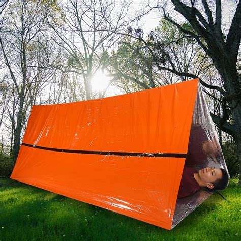 Survival Tent, Outdoor Emergency Shelter Blanket Thermal ... - Amazon - balustradellc