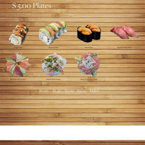 SUSHI LAND, Portland - Menu, Prices