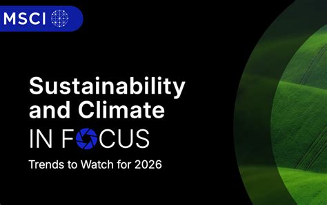 Sustainability and Climate in Focus: Trends to Watch for 2026 - balustradellc