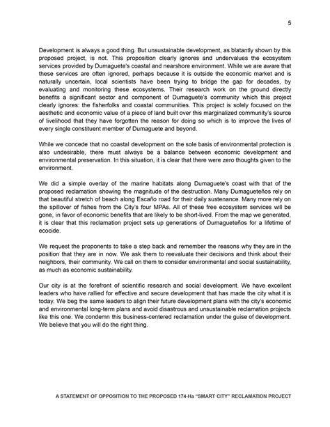 SUSTAINABILITY OF PROPOSED RECLAMATION … - raincitystudios.com
