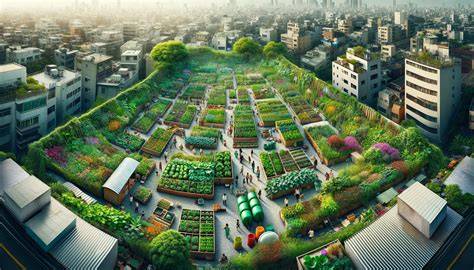 Sustainable Practices for Contoured Community Gardens - raincitystudios.com