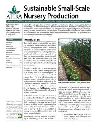 Sustainable Small-Scale Nursery Production ~ PDF - raincitystudios.com