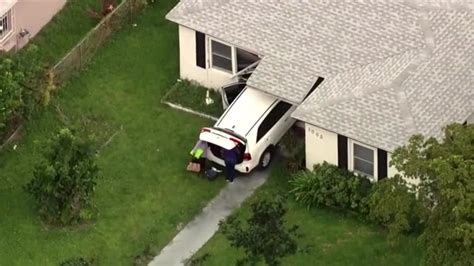 SUV crashes into home in North Miami; no injuries reported