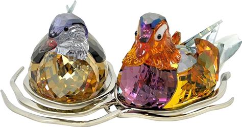 SWAROVSKI Mandarin Ducks Figurine, Large - amazon.com