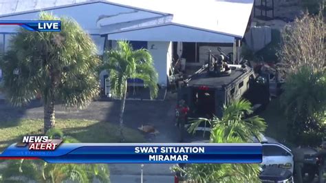 SWAT arrest man barricaded in Fort Lauderdale home after killing dog
