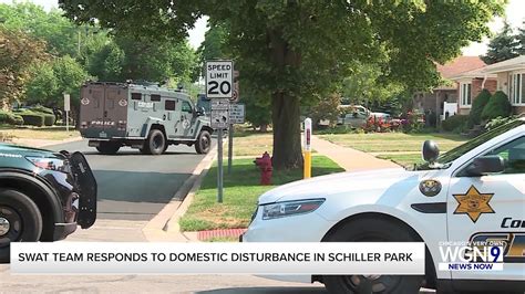 SWAT team responds to domestic disturbance in Schiller Park