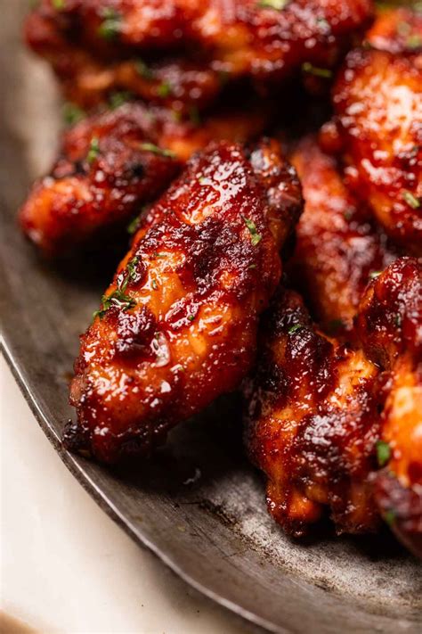 Sweet and Spicy BBQ Chicken Wings - Just One … - balustradellc