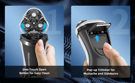 SweetLF SWS7105 Electric Razor Unboxing and Review With Dry - balustradellc